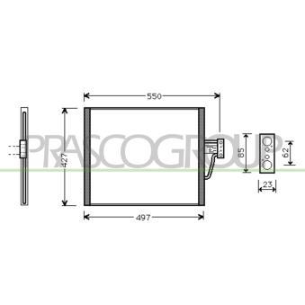 Condenseur, climatisation PRASCO OEM 64538378438