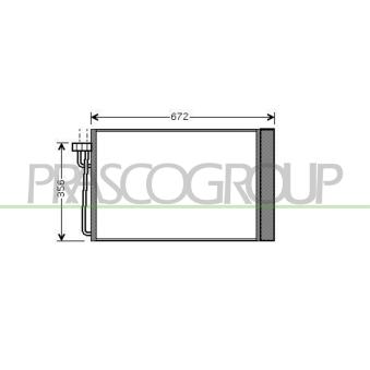Condenseur, climatisation PRASCO OEM 2282939