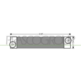 Intercooler, échangeur PRASCO BM046N002