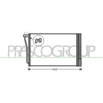 Condenseur, climatisation PRASCO OEM 64509109725