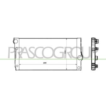 Radiateur, refroidissement du moteur PRASCO OEM 17107562587