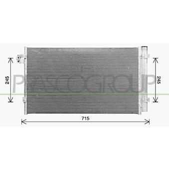 Condenseur, climatisation PRASCO BM053C001