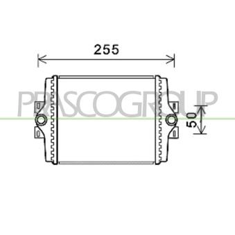 Radiateur, refroidissement du moteur PRASCO BM123R002