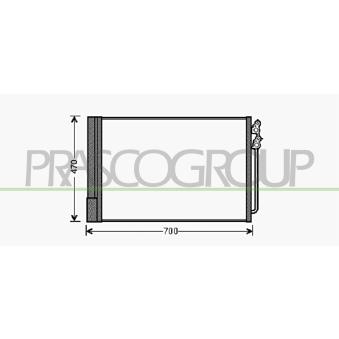 Condenseur, climatisation PRASCO OEM 64509149395