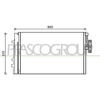 Condenseur, climatisation PRASCO OEM 64539216143