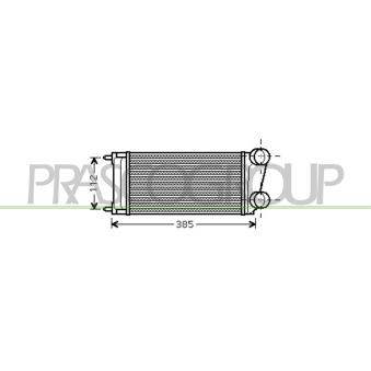 Intercooler, échangeur PRASCO OEM 0384H5