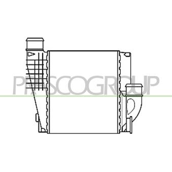 Intercooler, échangeur PRASCO CI429N001