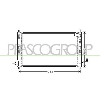Radiateur, refroidissement du moteur PRASCO OEM 1330V6