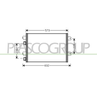Condenseur, climatisation PRASCO OEM 8200182361 Condenseur, climatisation PRASCO OEM 8200182361