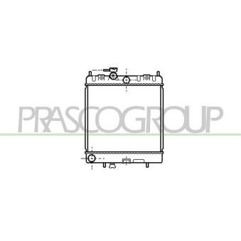 Radiateur, refroidissement du moteur PRASCO [DS005R004]