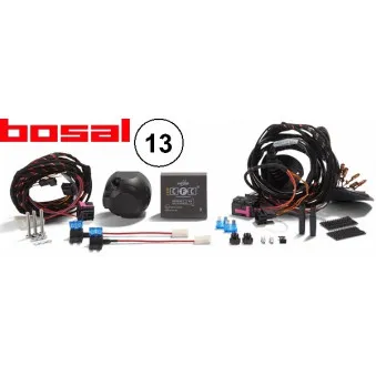 BOSAL 020-814 - Kit électrique, dispositif d'attelage