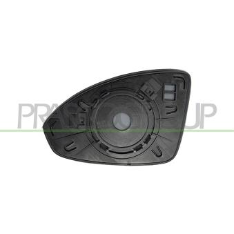 Verre de rétroviseur, rétroviseur extérieur PRASCO DW0407503