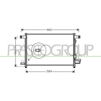 Condenseur, climatisation PRASCO OEM 96834083