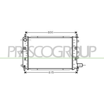 Radiateur, refroidissement du moteur PRASCO OEM 1029459