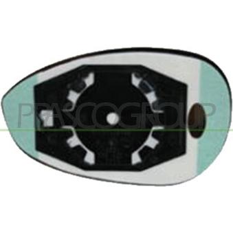Verre de rétroviseur, rétroviseur extérieur PRASCO [FT0307503]