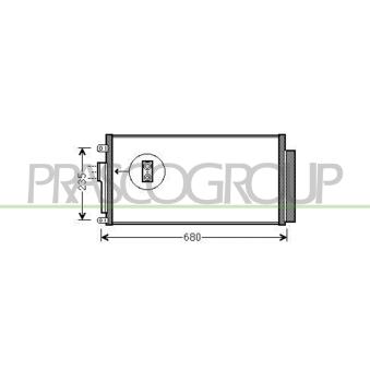 Condenseur, climatisation PRASCO FT030C001