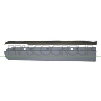 Baguette et bande protectrice, porte avant gauche PRASCO FT0441404