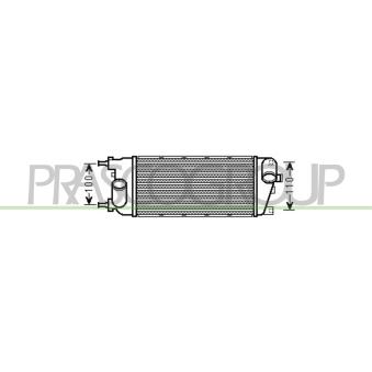 Intercooler, échangeur PRASCO [FT124N002]