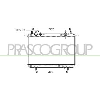 Radiateur, refroidissement du moteur PRASCO [FT137R009]