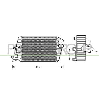 Intercooler, échangeur PRASCO FT420N001 Intercooler, échangeur PRASCO FT420N001