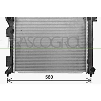 Radiateur, refroidissement du moteur PRASCO KI429R001 pour DODGE CHALLENGER 1.6 CRDi - 110cv
