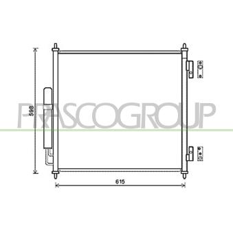 Condenseur, climatisation PRASCO OEM LR133116