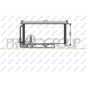 Condenseur, climatisation PRASCO ME300C001