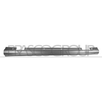 Baguette et bande protectrice, porte avant gauche PRASCO ME3301404