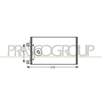Condenseur, climatisation PRASCO OEM 4155000054 Condenseur, climatisation PRASCO OEM 4155000054