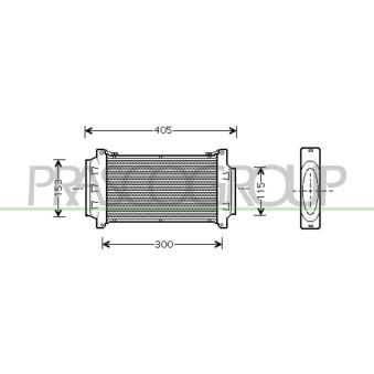 Intercooler, échangeur PRASCO MN306N001