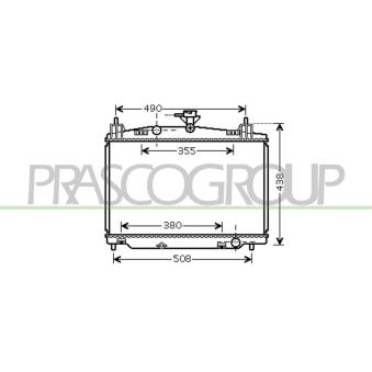 Radiateur, refroidissement du moteur PRASCO OEM ZJ3815200A