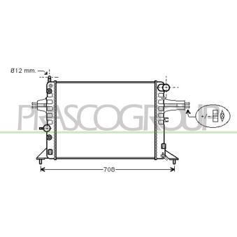 Radiateur, refroidissement du moteur PRASCO OEM 9202493
