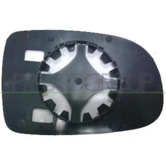 Verre de rétroviseur, rétroviseur extérieur PRASCO [OP0307514]