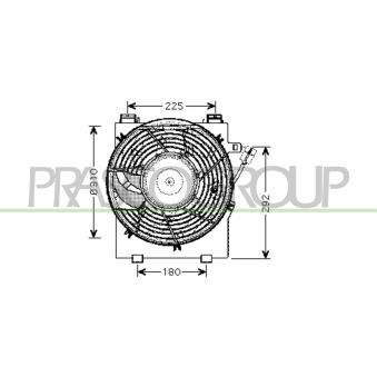 Ventilateur, refroidissement du moteur PRASCO OEM 1341332 Ventilateur, refroidissement du moteur PRASCO OEM 1341332