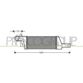 Intercooler, échangeur PRASCO OP030N002