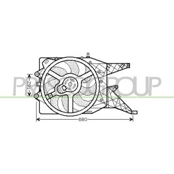 Ventilateur, refroidissement du moteur PRASCO OEM 1341421 Ventilateur, refroidissement du moteur PRASCO OEM 1341421