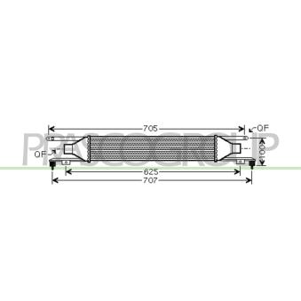 Intercooler, échangeur PRASCO OP034N002