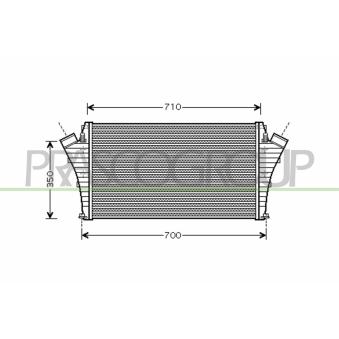 Intercooler, échangeur PRASCO OEM 6302040 Intercooler, échangeur PRASCO OEM 6302040