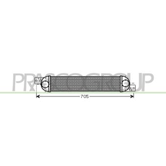 Intercooler, échangeur PRASCO OP352N001