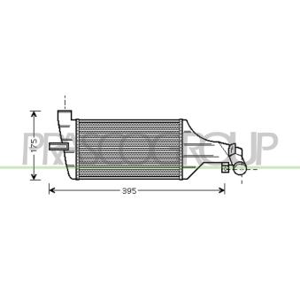 Intercooler, échangeur PRASCO OEM 95512979