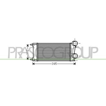 Intercooler, échangeur PRASCO OEM 0384N9 Intercooler, échangeur PRASCO OEM 0384N9