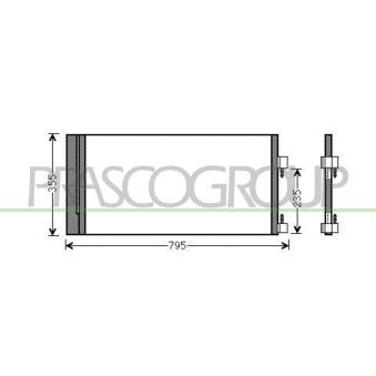 Condenseur, climatisation PRASCO OEM 921100002R