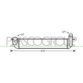Intercooler, échangeur PRASCO RN086N002