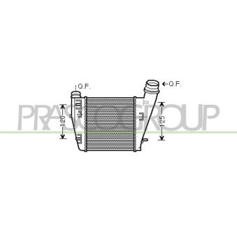 Intercooler, échangeur PRASCO OEM 144613211R