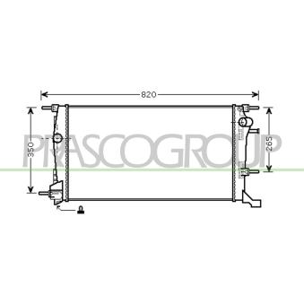 Radiateur, refroidissement du moteur PRASCO OEM 214100016R