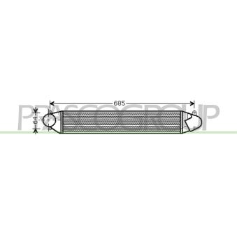 Intercooler, échangeur PRASCO OEM YM219L440BA
