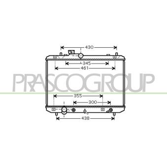 Radiateur, refroidissement du moteur PRASCO OEM 1770062J10