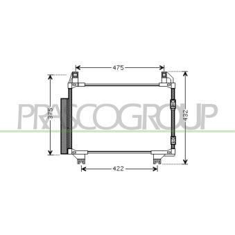 Condenseur, climatisation PRASCO OEM 8846052090