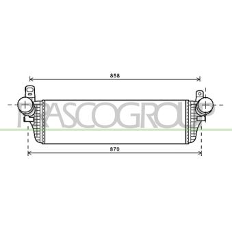 Intercooler, échangeur PRASCO VG919N001