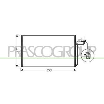 Condenseur, climatisation PRASCO OEM 9124390